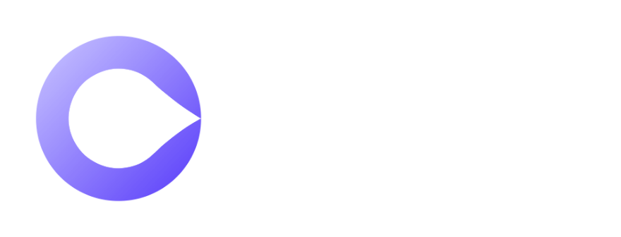 Orbie logo, white